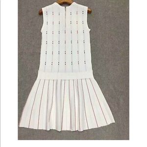 Ted baker brand new never worn size 2 white pleated dress